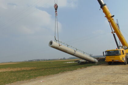 110-kV Leitung Plattling &ndash; Gr&uuml;belhof, Nr. O54