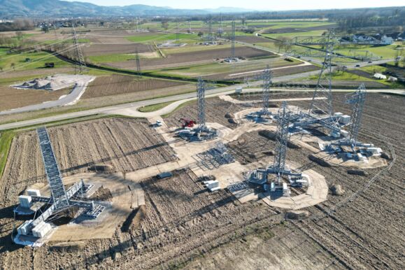 Ersatzneubau NBR Netzverst&auml;rkung Badische Rheinschiene LA03 und VM05 380 kV Leitung Daxlanden - Eichstetten 