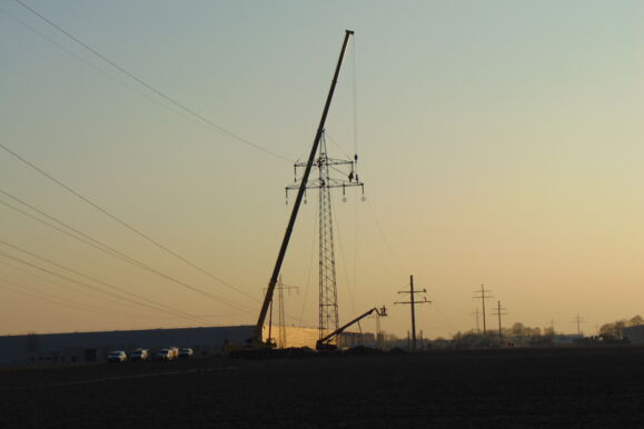 110-kV Leitung Plattling &ndash; Gr&uuml;belhof, Nr. O54