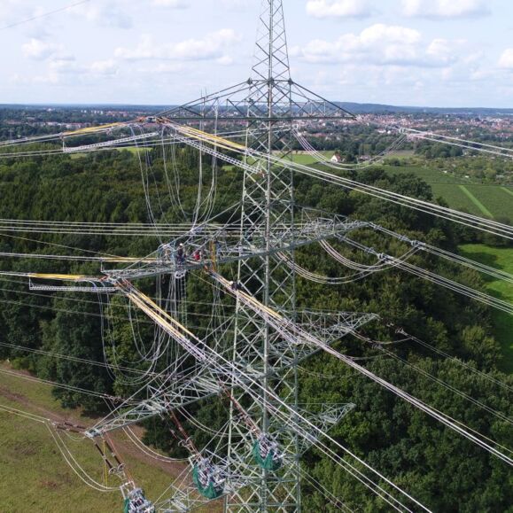 110- 220- 380-kV Ltg. Westerkappeln &ndash; L&uuml;stringen