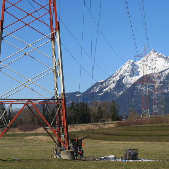 1:1 Seiltausch 220 kV Ltg. Tauern - Wei&szlig;enbach, System 221/222