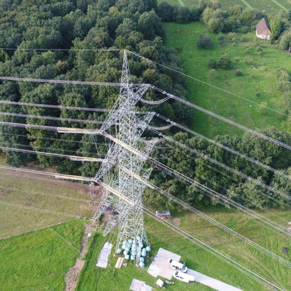 110- 220- 380-kV Ltg. Westerkappeln &ndash; L&uuml;stringen