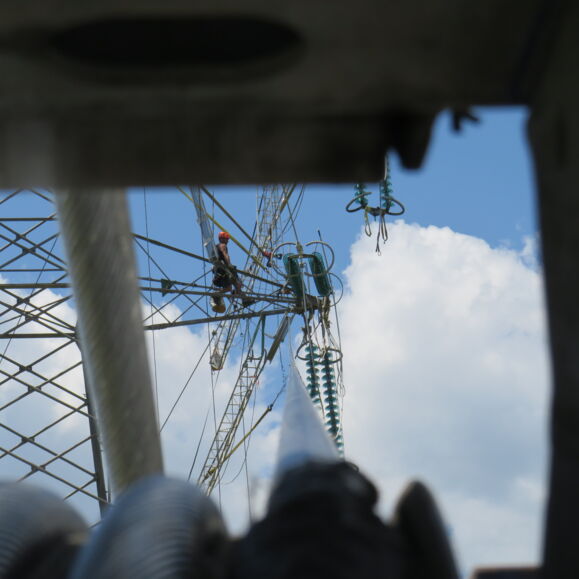 1:1 Seiltausch 220 kV Ltg. Tauern - Wei&szlig;enbach, System 221/222